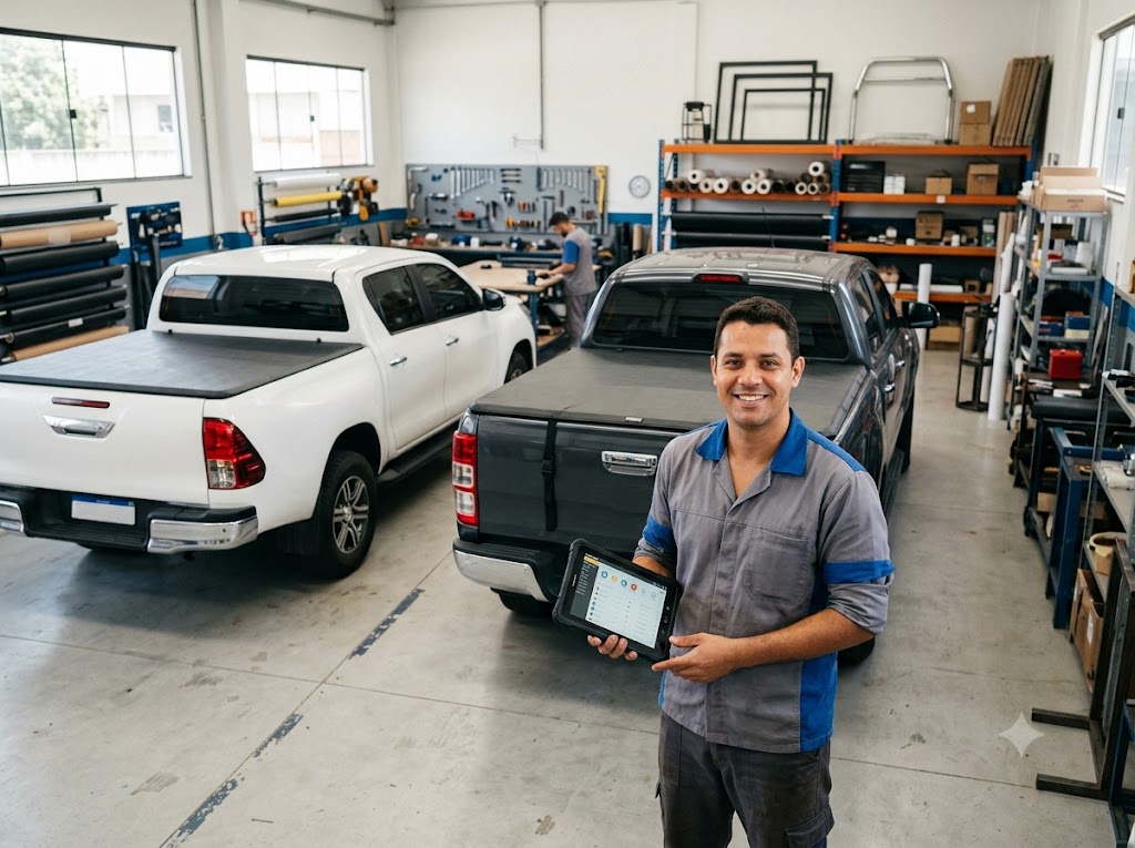 Sistema de gestão para empresa de capotas automotivas da Infomaster Sistemas