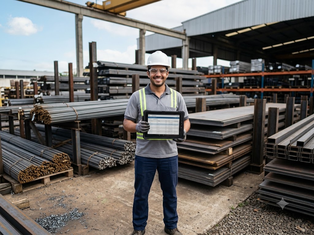 Sistema de gestão para comércio de ferro e aço da Infomaster Sistemas