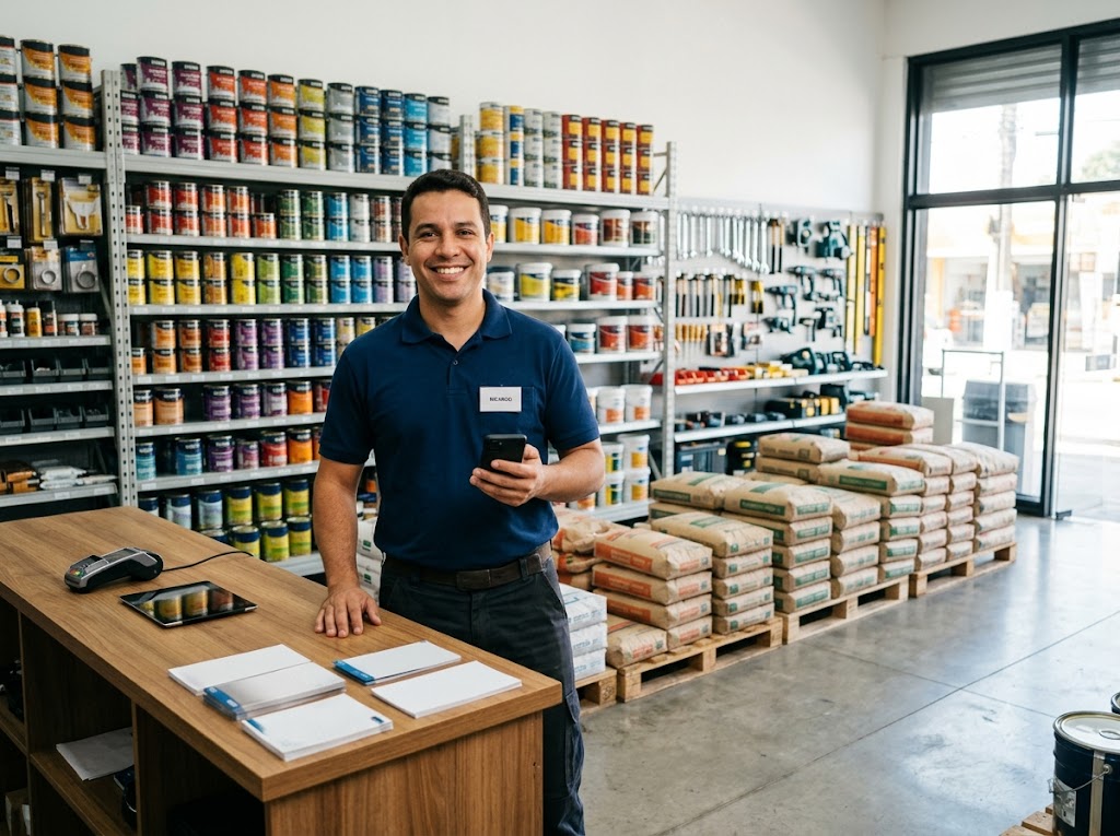 Sistema de gestão para loja de materiais de construção da Infomaster Sistemas